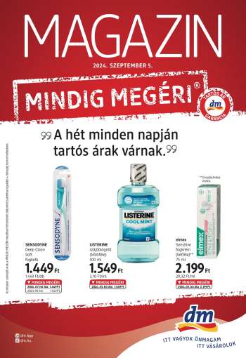 Újság dm drogerie markt - 2024.09.01 - 2024.09.30.