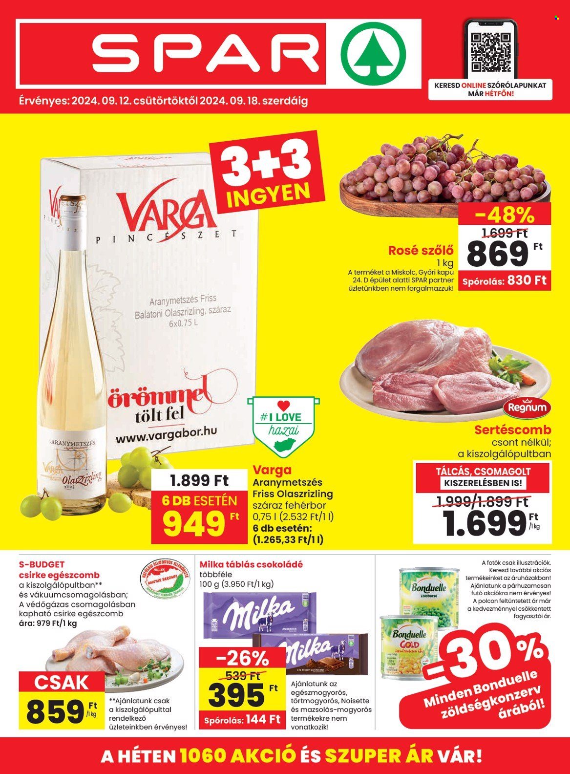 SPAR akciós újságok - 2024.09.12 - 2024.09.18. Oldal 1