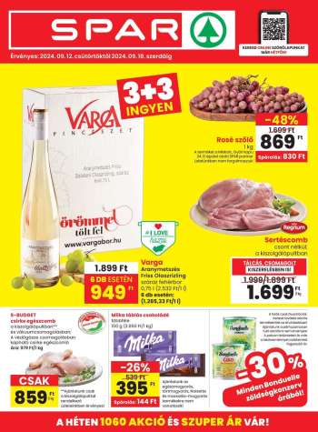 Újság SPAR - 2024.09.12 - 2024.09.18.