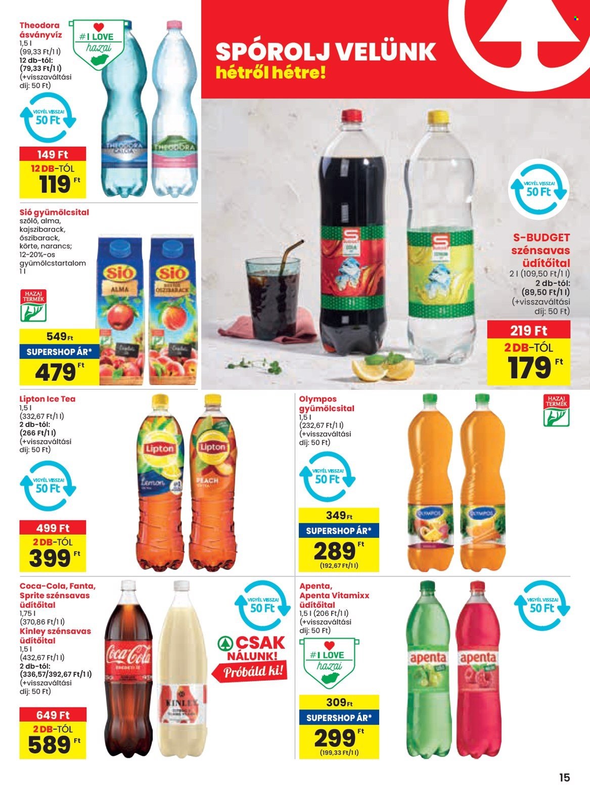 SPAR akciós újságok - 2024.09.12 - 2024.09.18. Oldal 15
