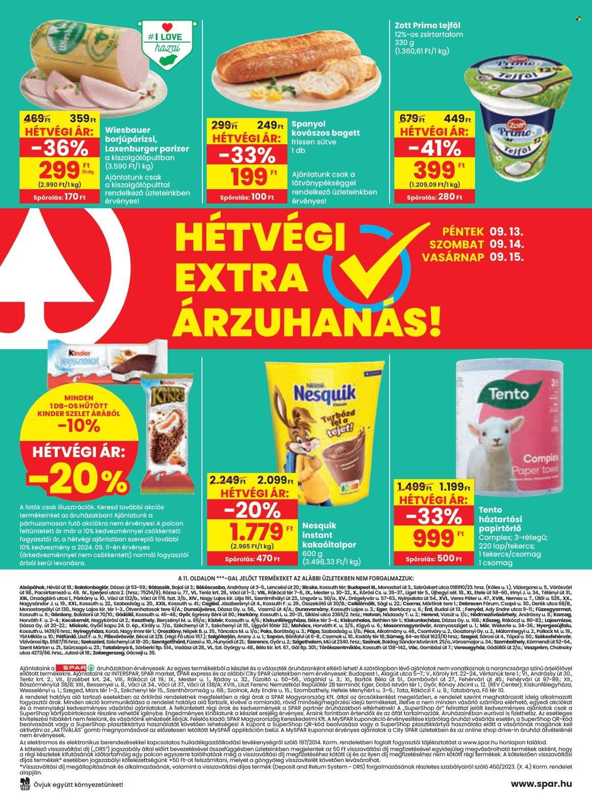 SPAR akciós újságok - 2024.09.12 - 2024.09.18. Oldal 20