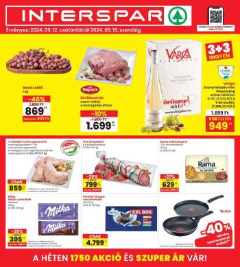 Újság INTERSPAR - 2024.09.12 - 2024.09.18.