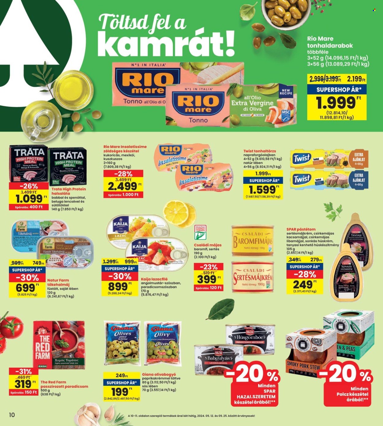 INTERSPAR akciós újságok - 2024.09.12 - 2024.09.18. Oldal 10
