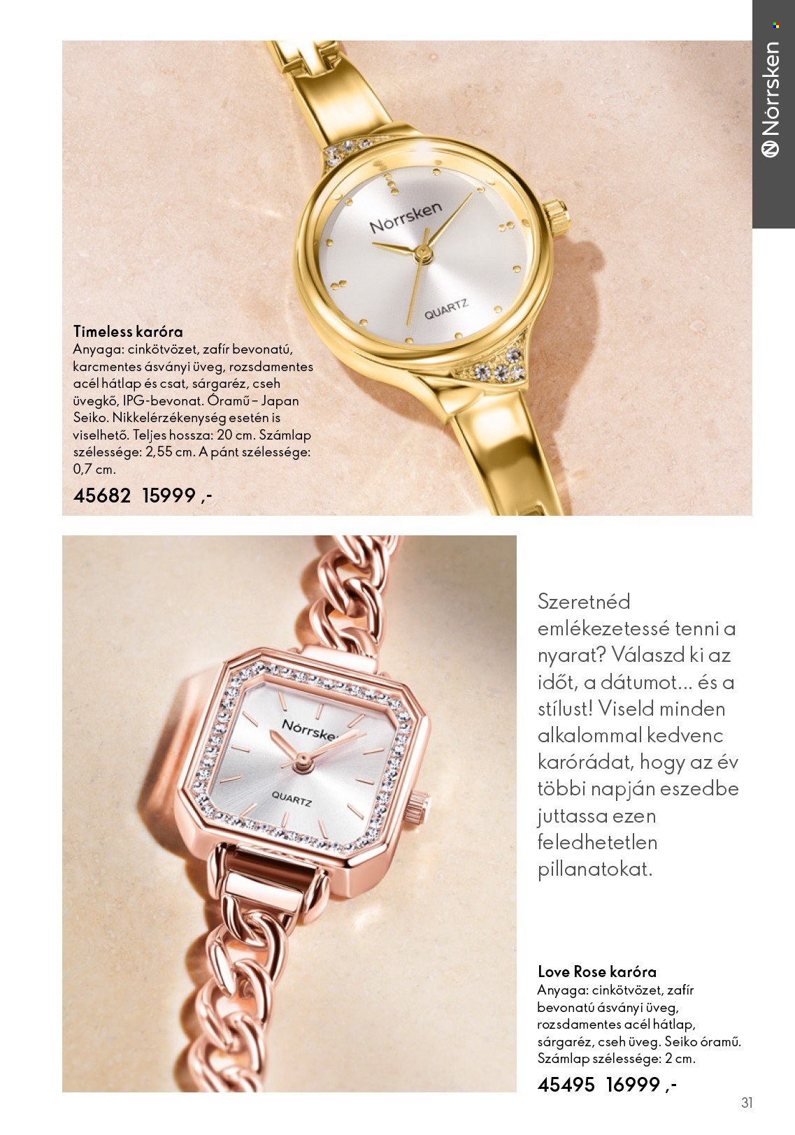 Oriflame akciós újságok. Oldal 31