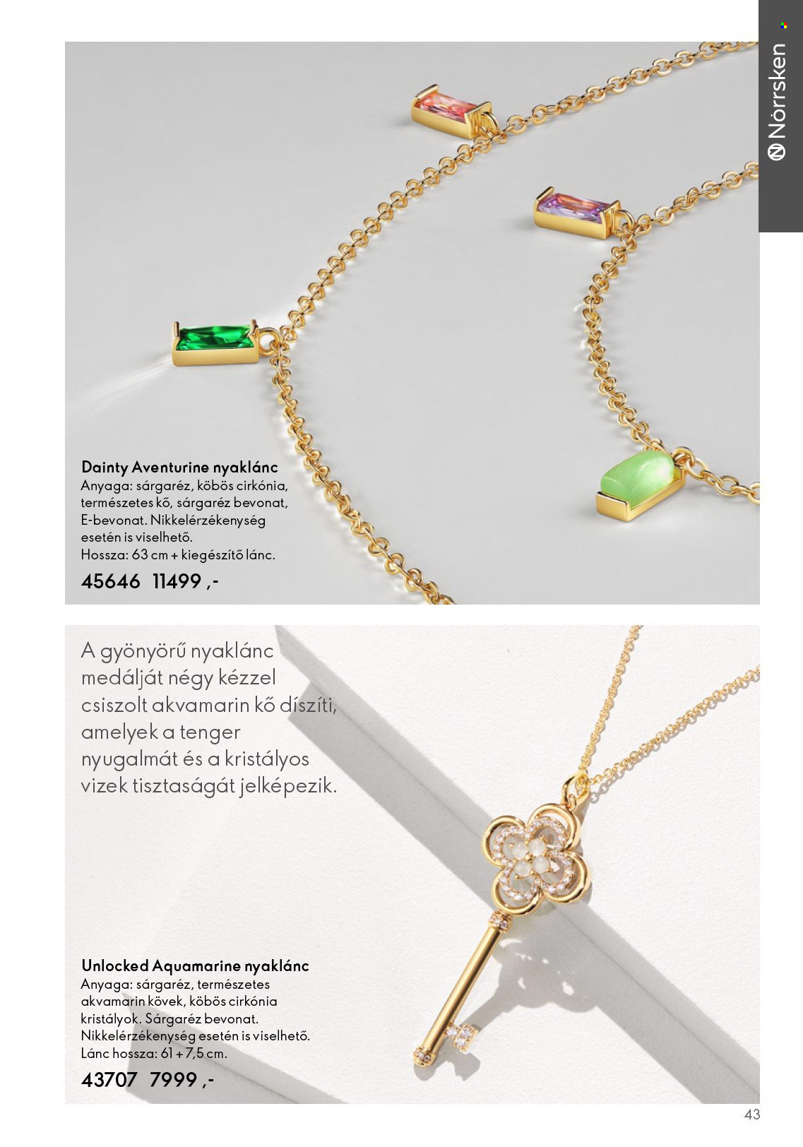 Oriflame akciós újságok. Oldal 43