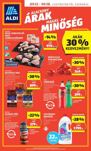 Újság Aldi - 2024.09.12 - 2024.09.18.
