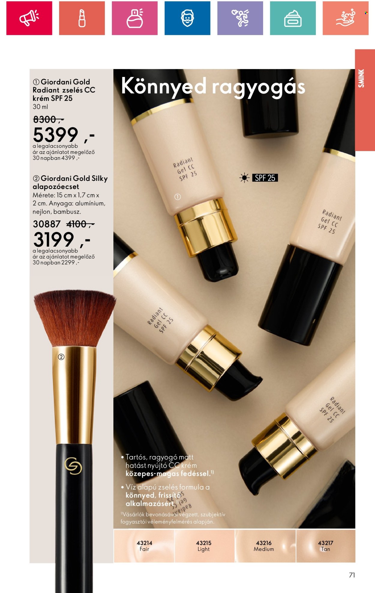 Oriflame akciós újságok - 2024.09.10 - 2024.09.30. Oldal 71