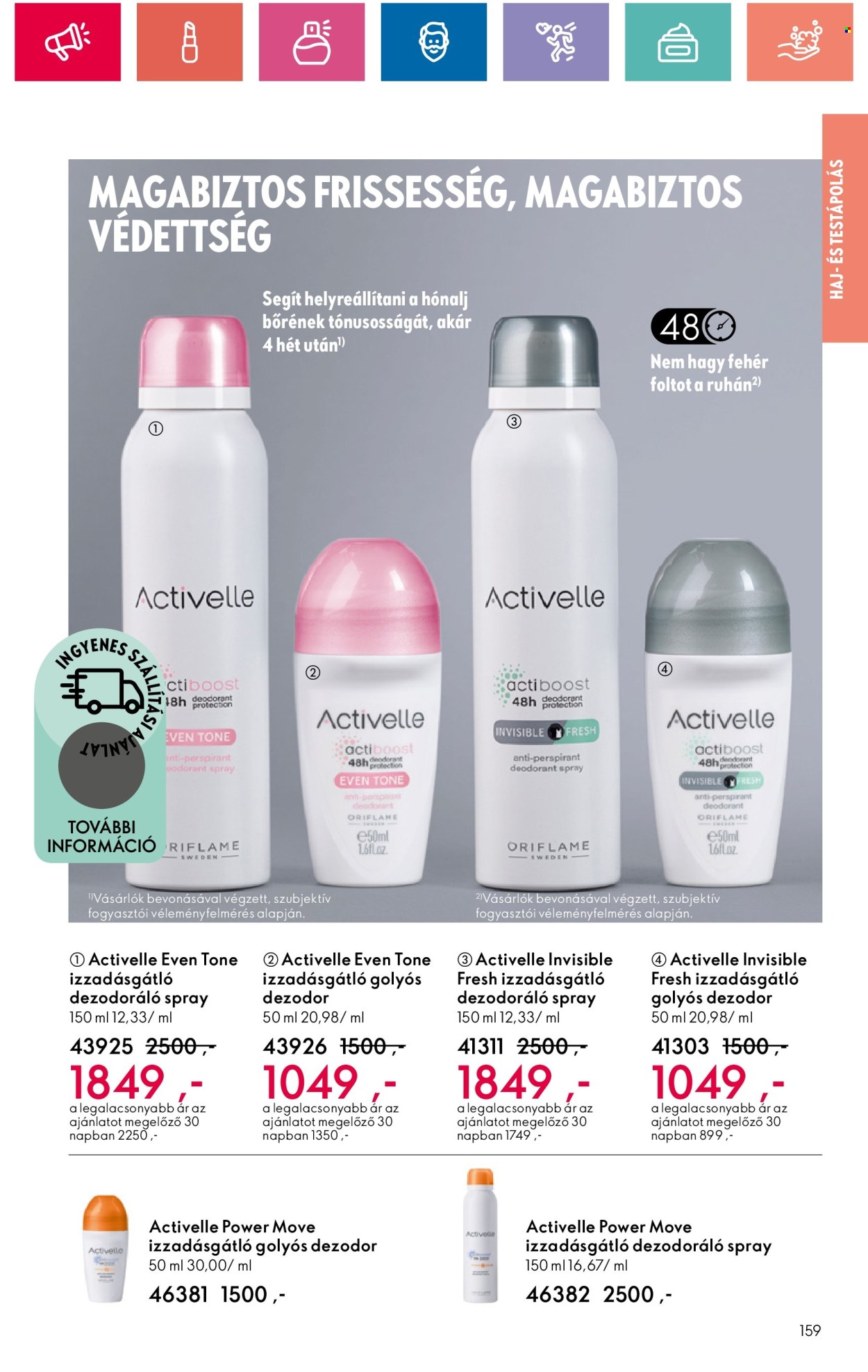 Oriflame akciós újságok - 2024.09.10 - 2024.09.30. Oldal 159