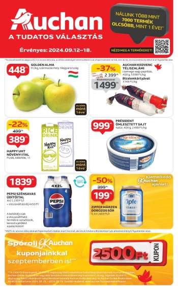 Újság Auchan - 2024.09.12 - 2024.09.18.