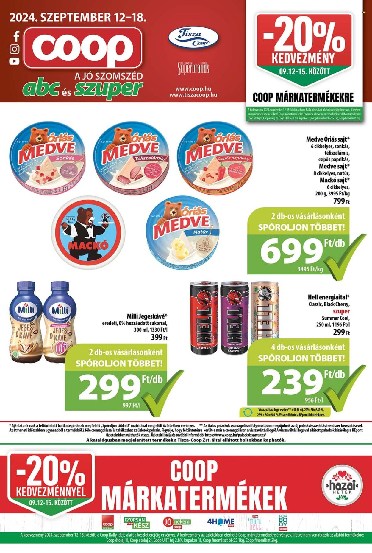 Coop akciós újságok - 2024.09.12 - 2024.09.18. Oldal 1