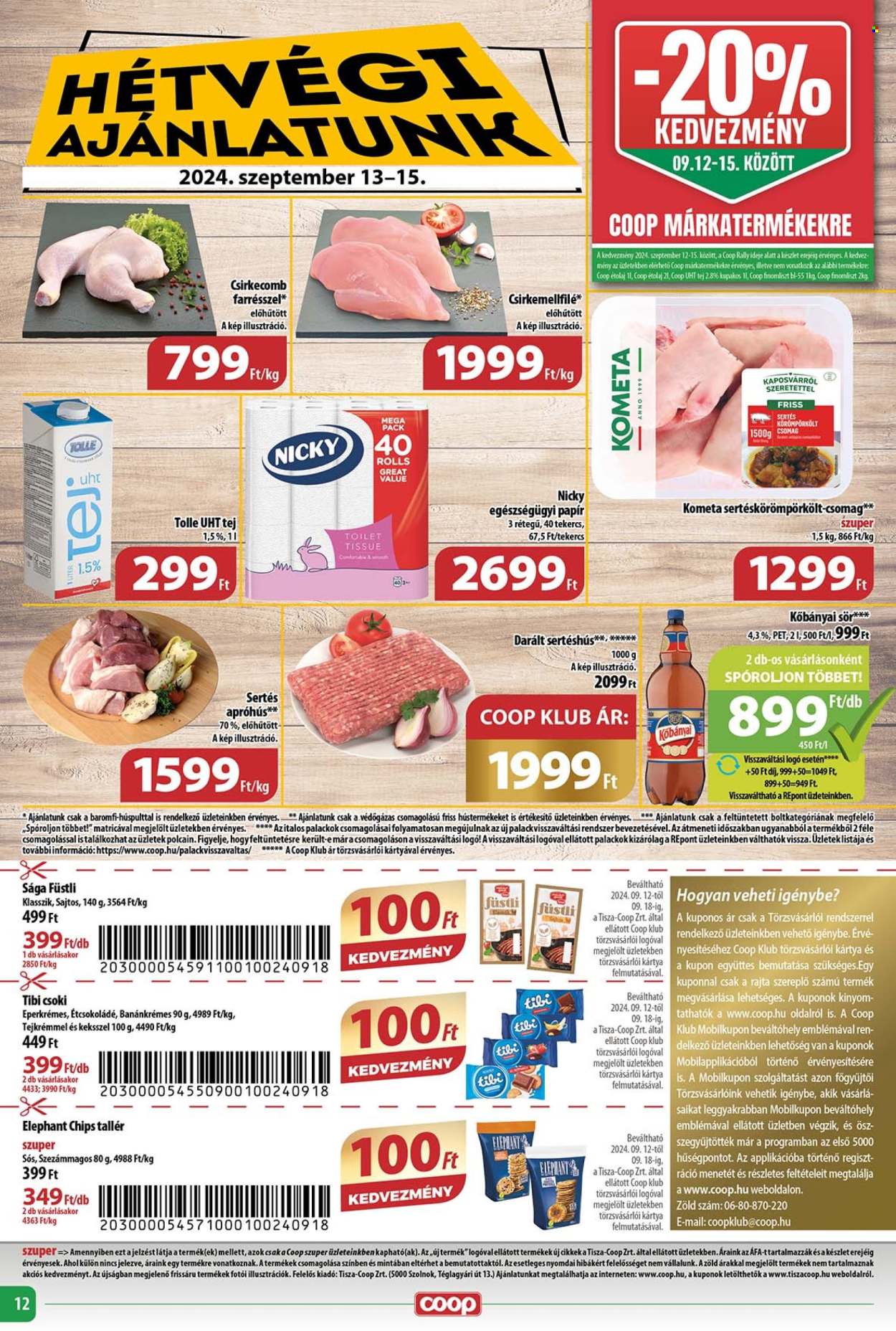 Coop akciós újságok - 2024.09.12 - 2024.09.18. Oldal 12