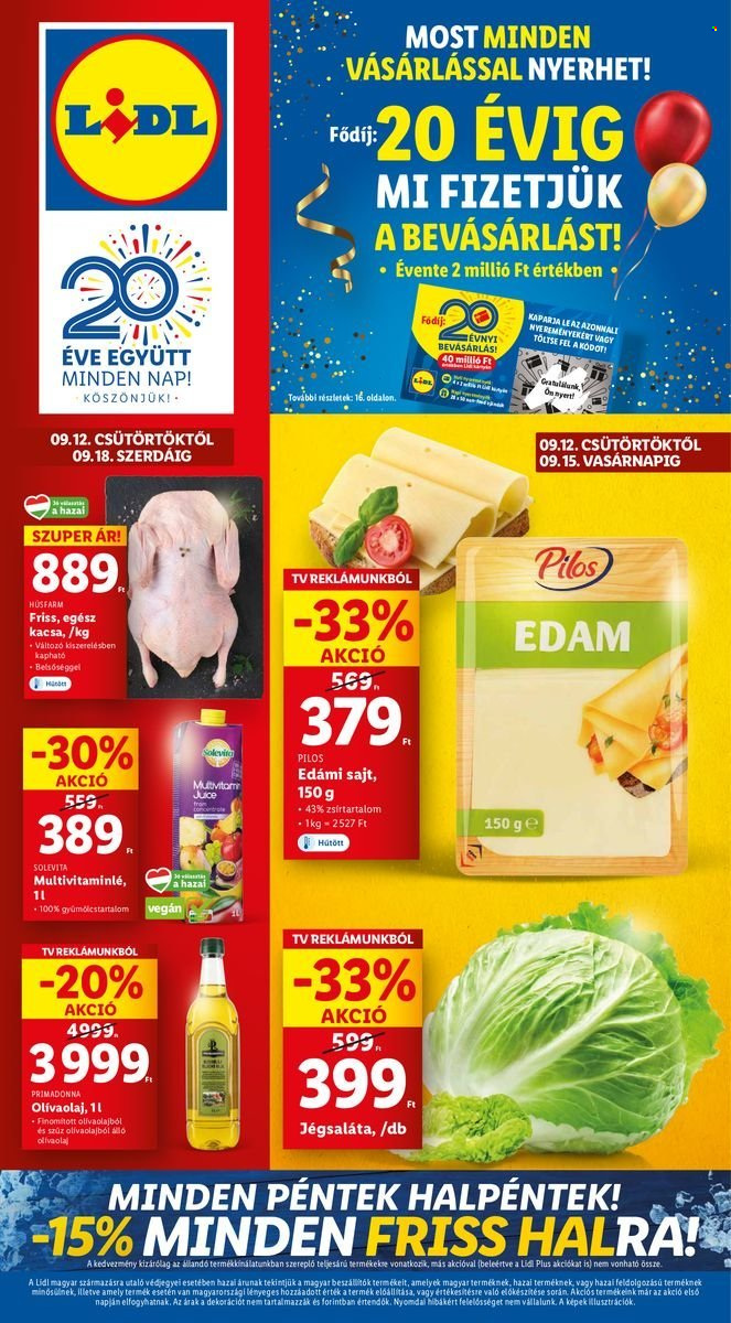 Lidl akciós újságok - 2024.09.12 - 2024.09.18. Oldal 1