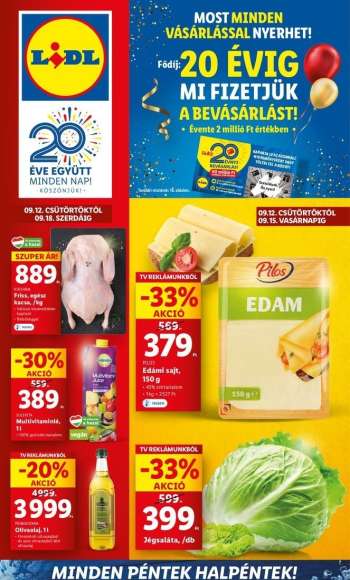 Újság Lidl - 2024.09.12 - 2024.09.18.