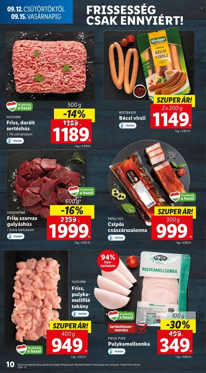 Lidl akciós újságok - 2024.09.12 - 2024.09.18. Oldal 10