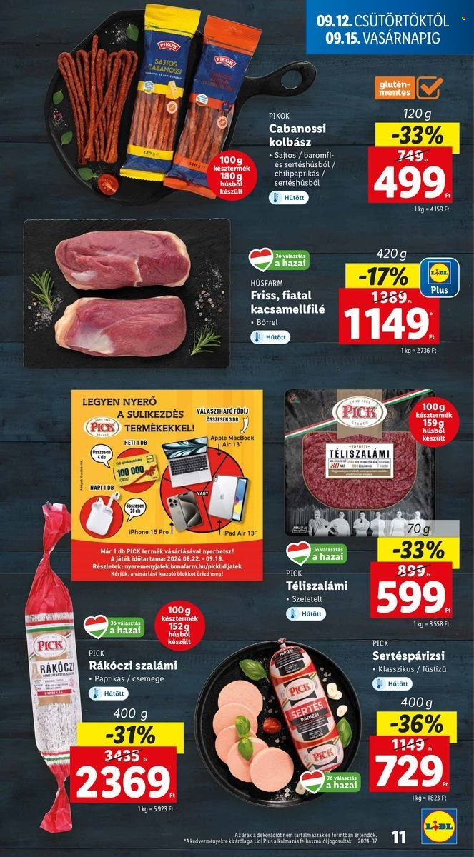 Lidl akciós újságok - 2024.09.12 - 2024.09.18. Oldal 11