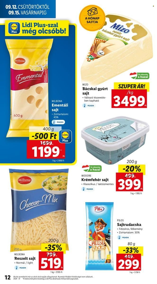 Lidl akciós újságok - 2024.09.12 - 2024.09.18. Oldal 12