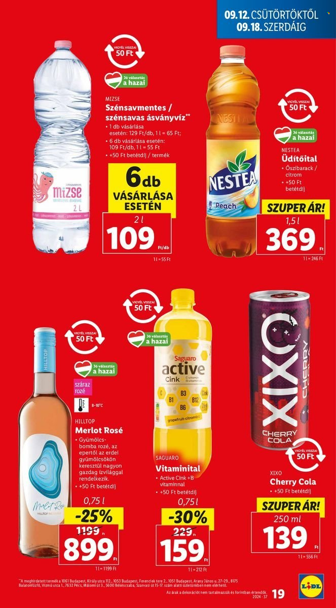 Lidl akciós újságok - 2024.09.12 - 2024.09.18. Oldal 19