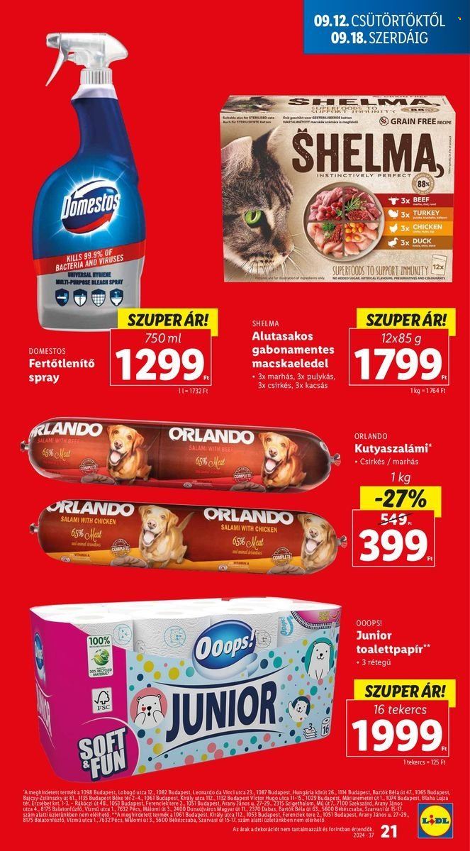 Lidl akciós újságok - 2024.09.12 - 2024.09.18. Oldal 21