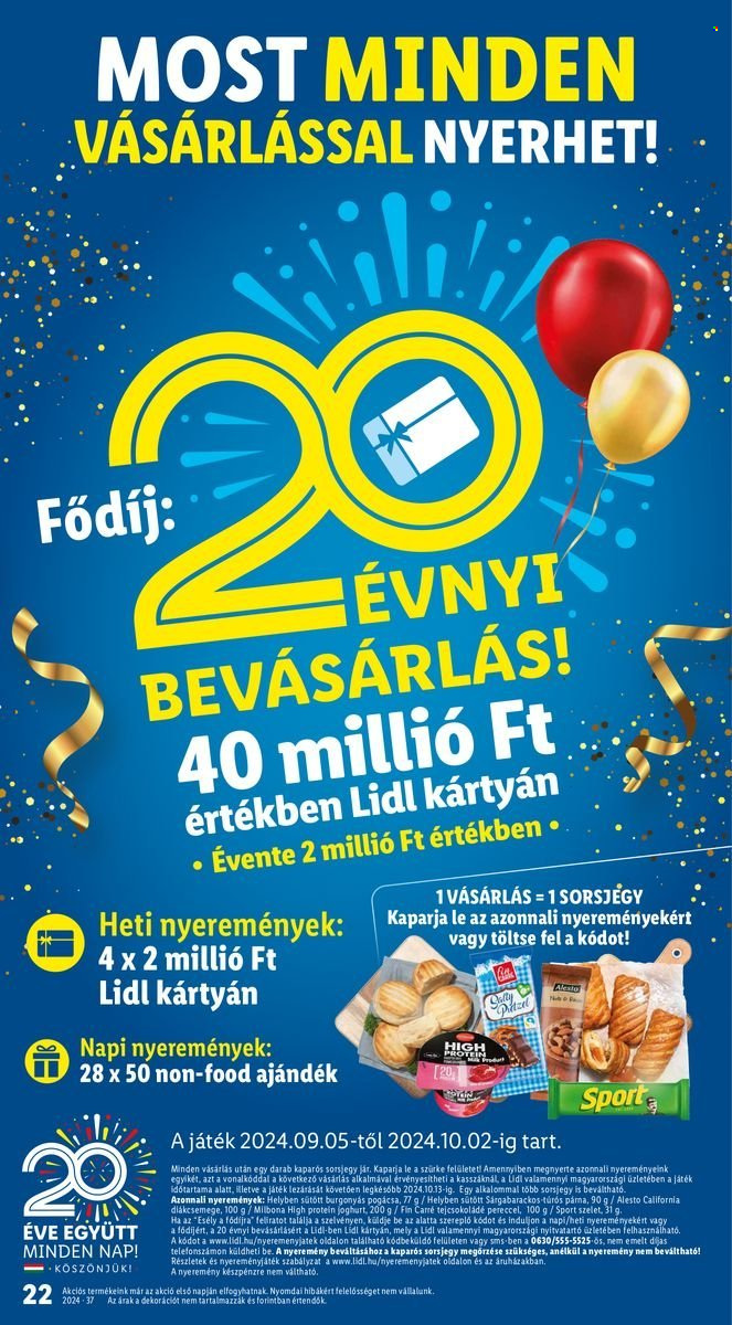 Lidl akciós újságok - 2024.09.12 - 2024.09.18. Oldal 22