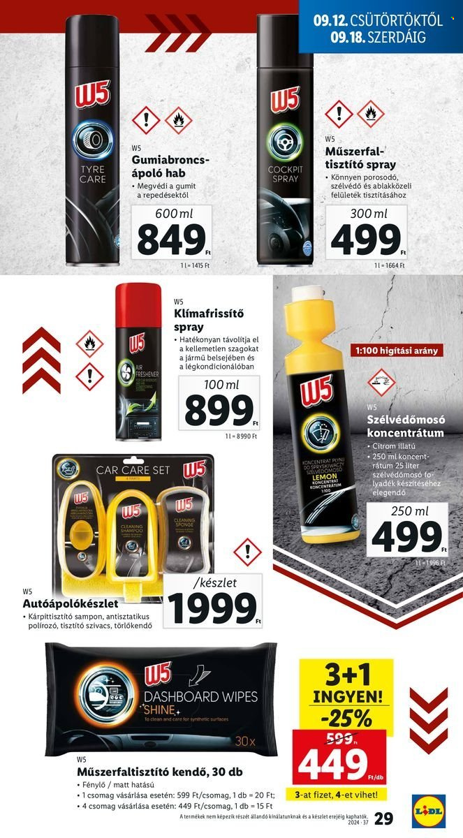 Lidl akciós újságok - 2024.09.12 - 2024.09.18. Oldal 29