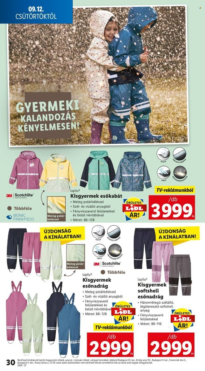 Lidl akciós újságok - 2024.09.12 - 2024.09.18. Oldal 30
