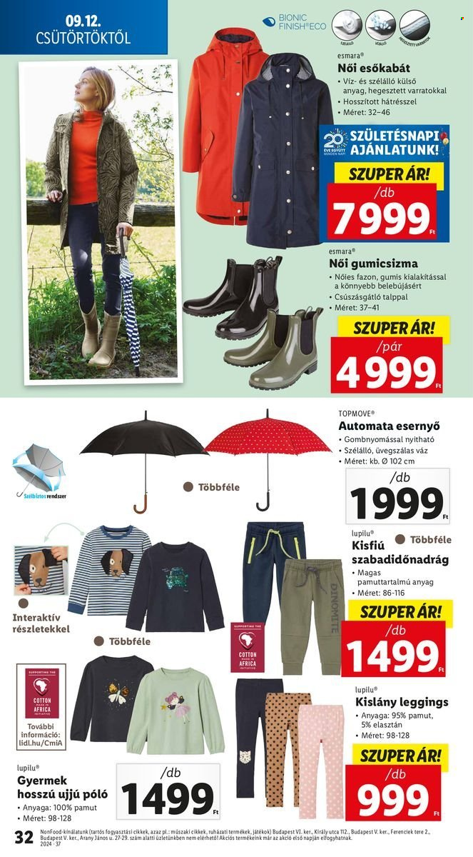 Lidl akciós újságok - 2024.09.12 - 2024.09.18. Oldal 32