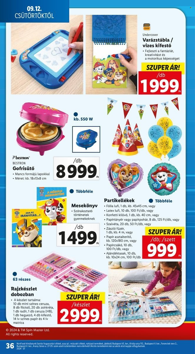 Lidl akciós újságok - 2024.09.12 - 2024.09.18. Oldal 36