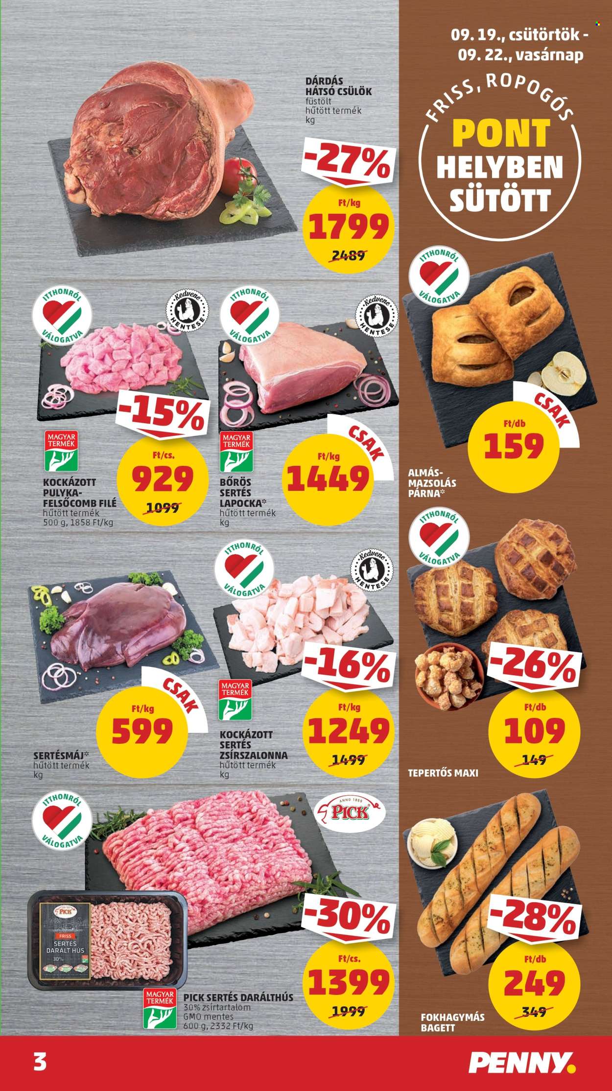 Penny Market akciós újságok - 2024.09.19 - 2024.09.25. Oldal 3