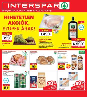 Újság INTERSPAR - 2024.09.19 - 2024.09.25.
