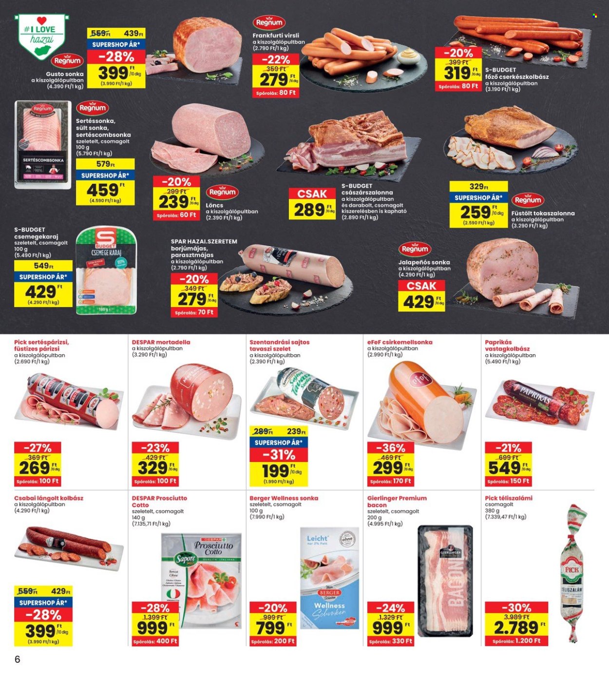 INTERSPAR akciós újságok - 2024.09.19 - 2024.09.25. Oldal 6