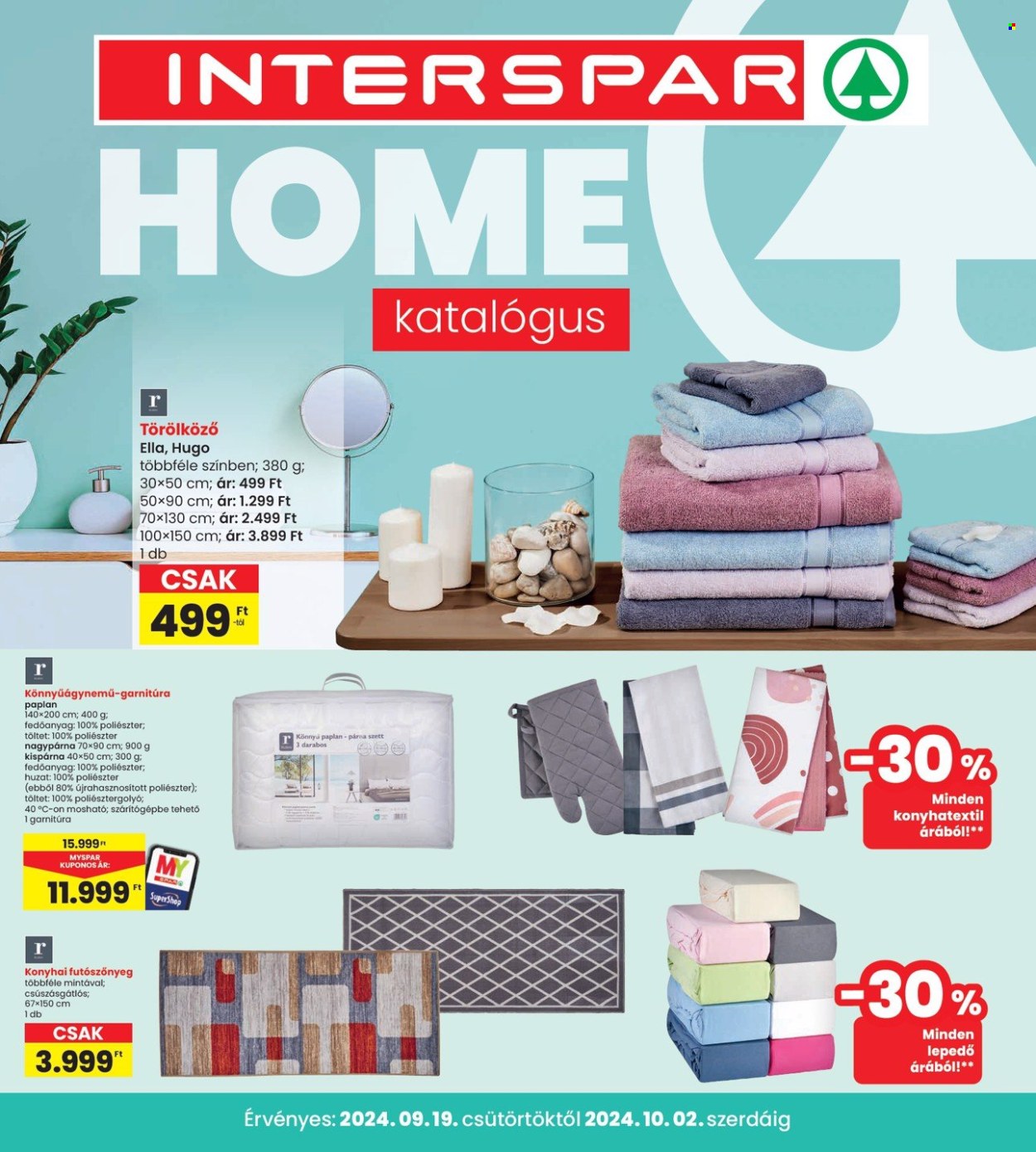 INTERSPAR akciós újságok - 2024.09.19 - 2024.10.02. Oldal 1