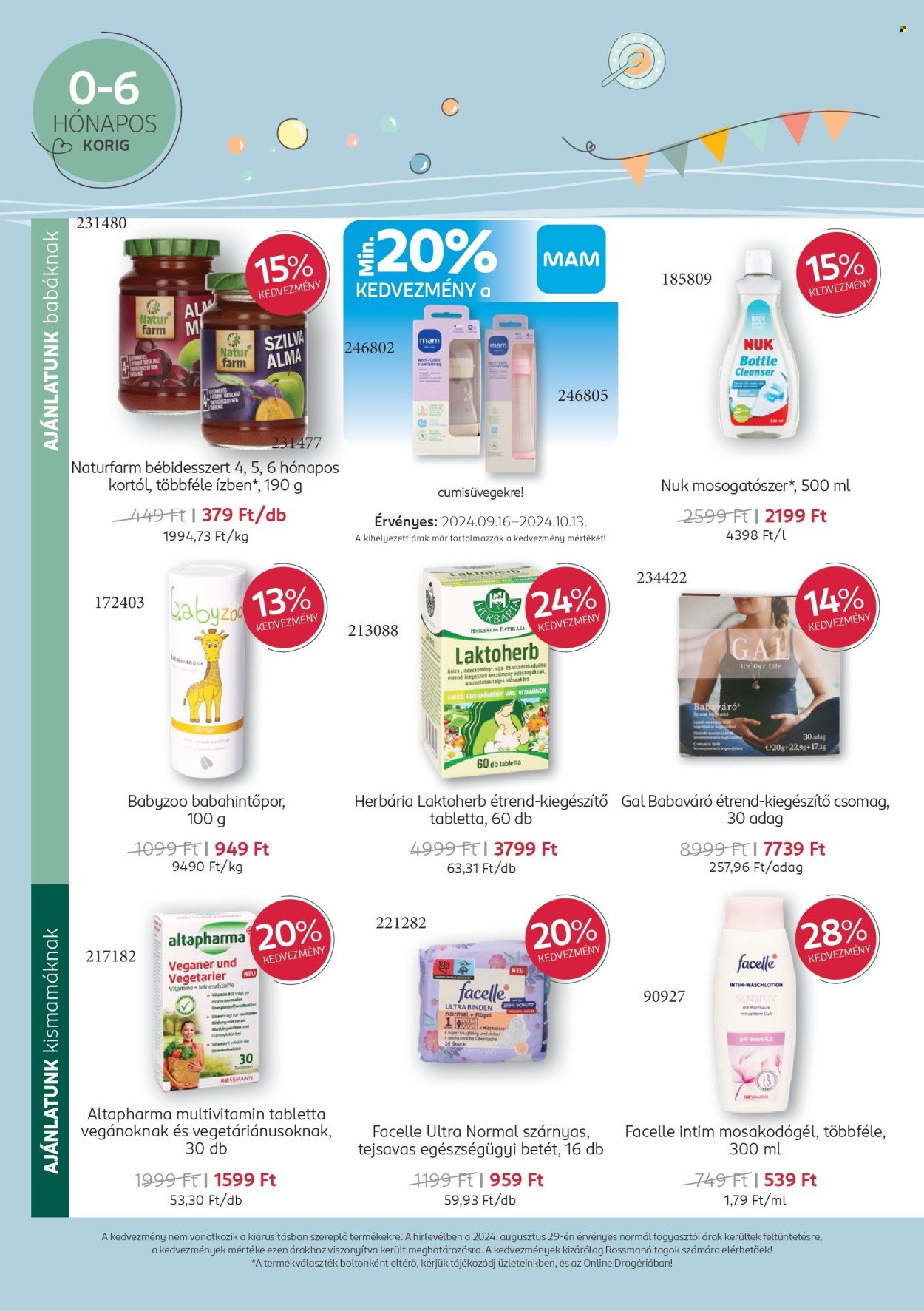 Rossmann akciós újságok - 2024.09.16 - 2024.10.13. Oldal 6