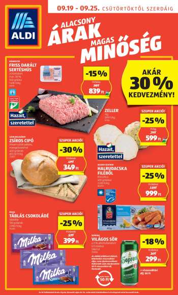 Újság Aldi - 2024.09.19 - 2024.09.25.