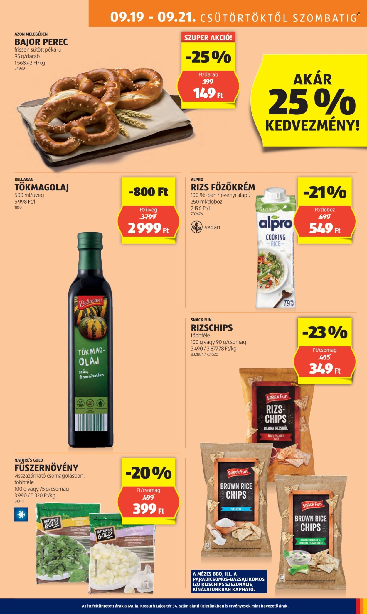 Aldi akciós újságok - 2024.09.19 - 2024.09.25. Oldal 9