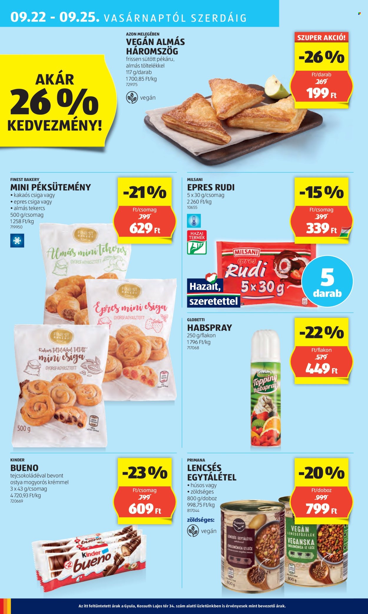 Aldi akciós újságok - 2024.09.19 - 2024.09.25. Oldal 26