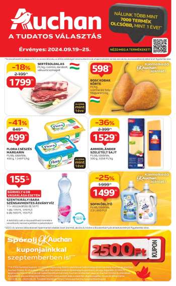 Újság Auchan - 2024.09.19 - 2024.09.25.