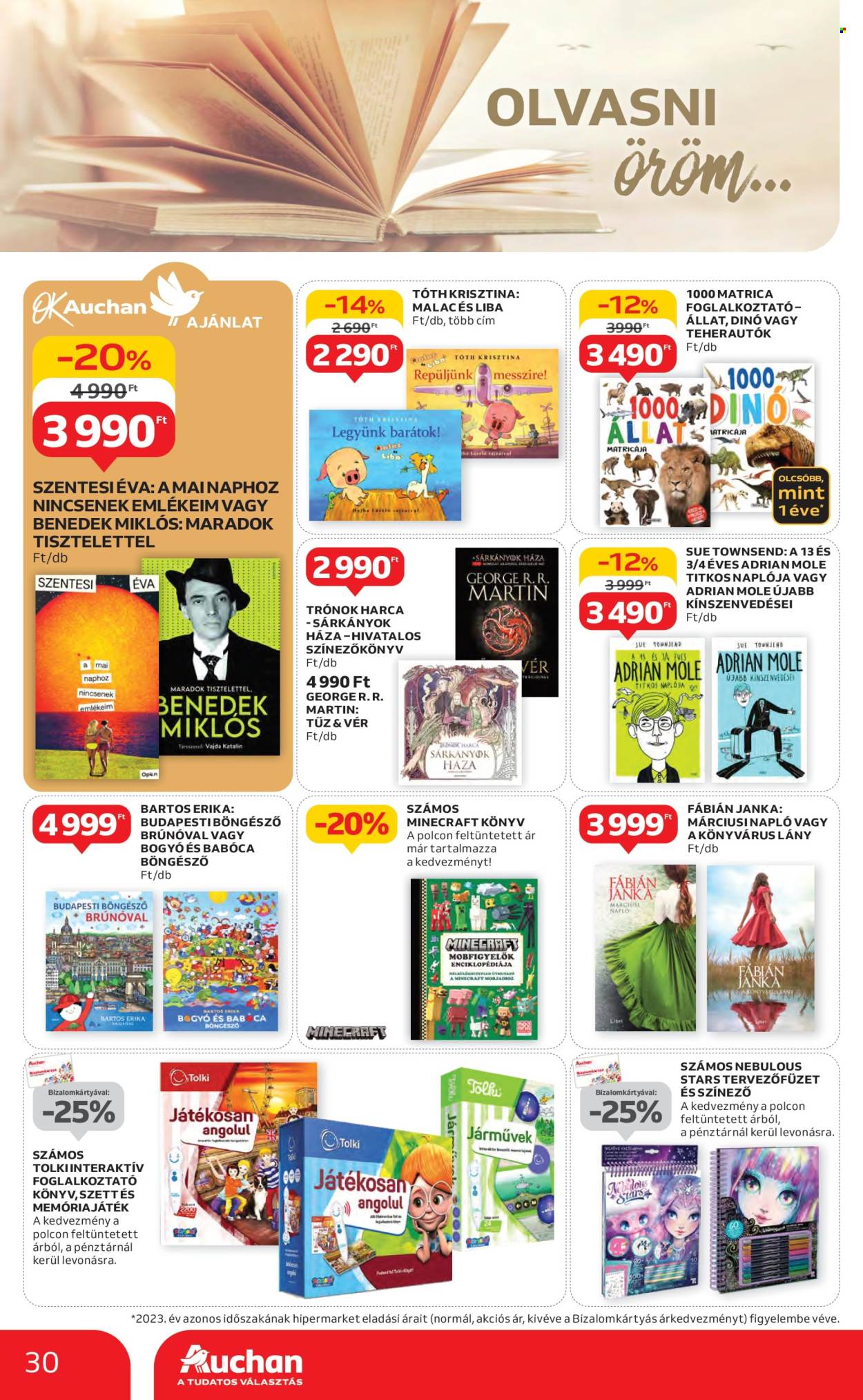 Auchan akciós újságok - 2024.09.19 - 2024.09.25. Oldal 30