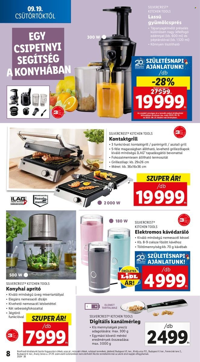 Lidl akciós újságok - 2024.09.19 - 2024.09.25. Oldal 8