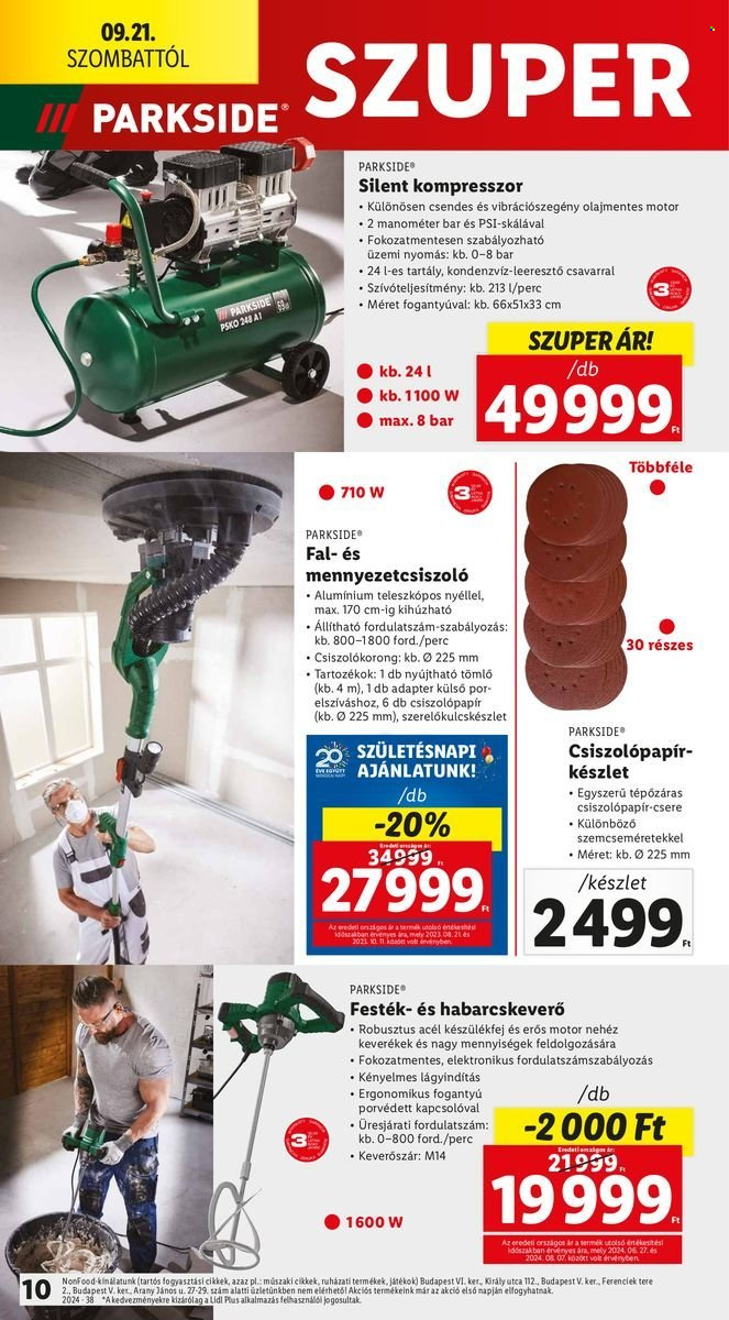 Lidl akciós újságok - 2024.09.19 - 2024.09.25. Oldal 10