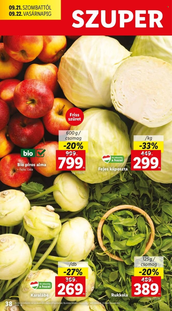 Lidl akciós újságok - 2024.09.19 - 2024.09.25. Oldal 38