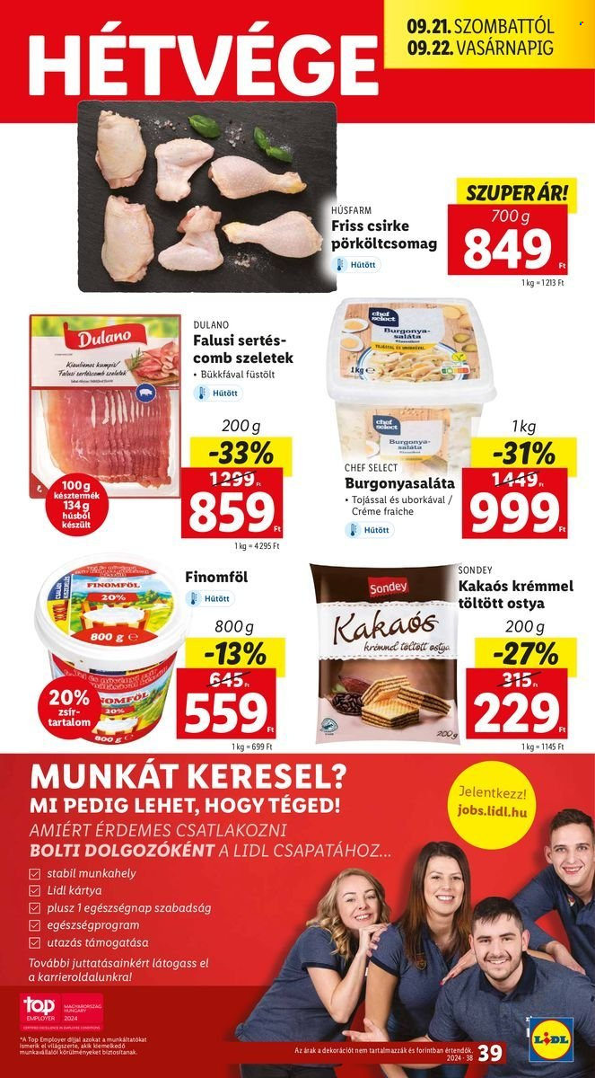 Lidl akciós újságok - 2024.09.19 - 2024.09.25. Oldal 39
