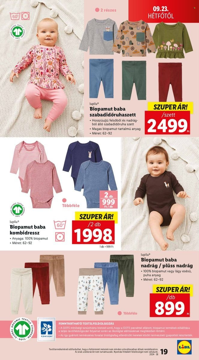 Lidl akciós újságok - 2024.09.19 - 2024.09.25. Oldal 19