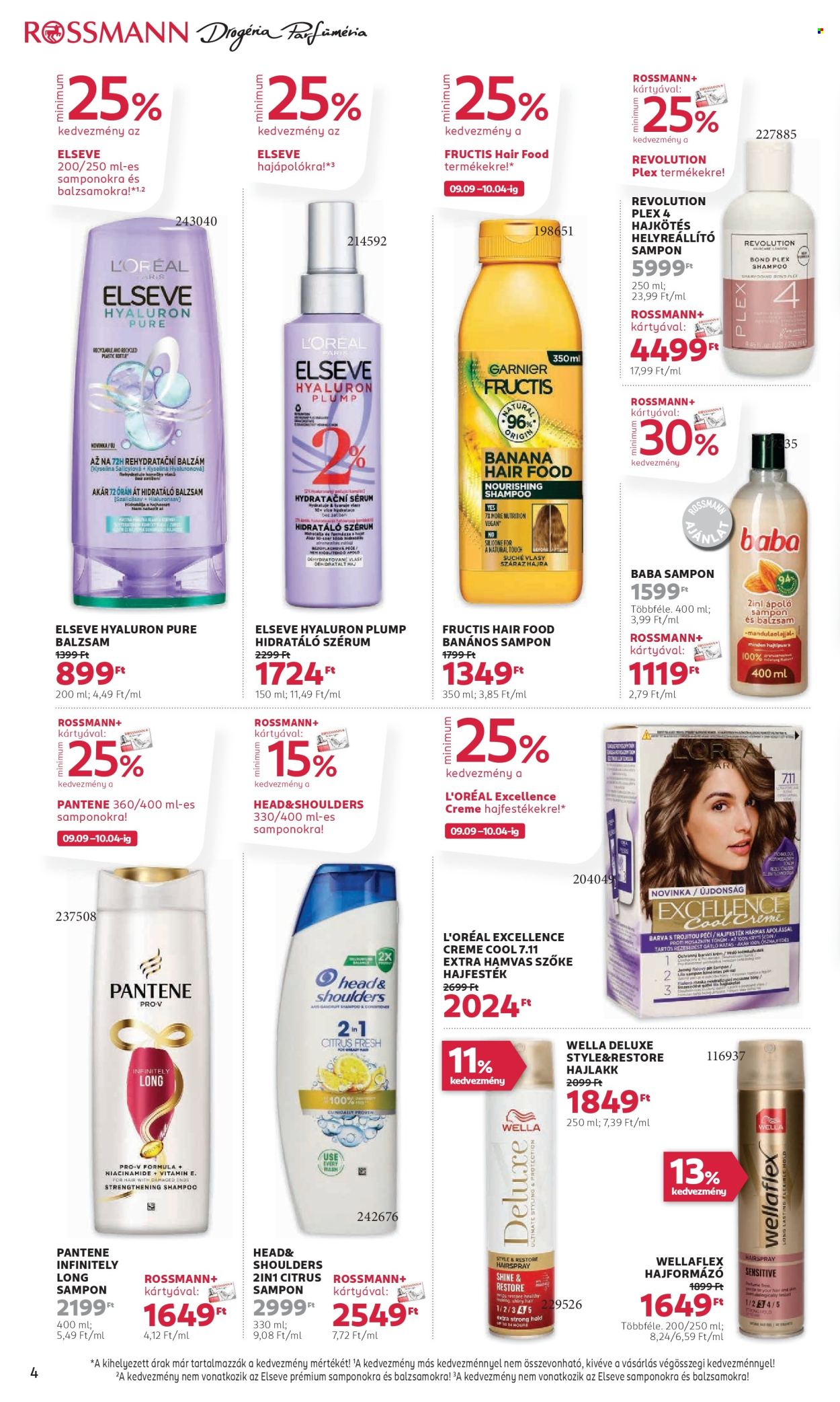 Rossmann akciós újságok - 2024.09.23 - 2024.10.04. Oldal 4