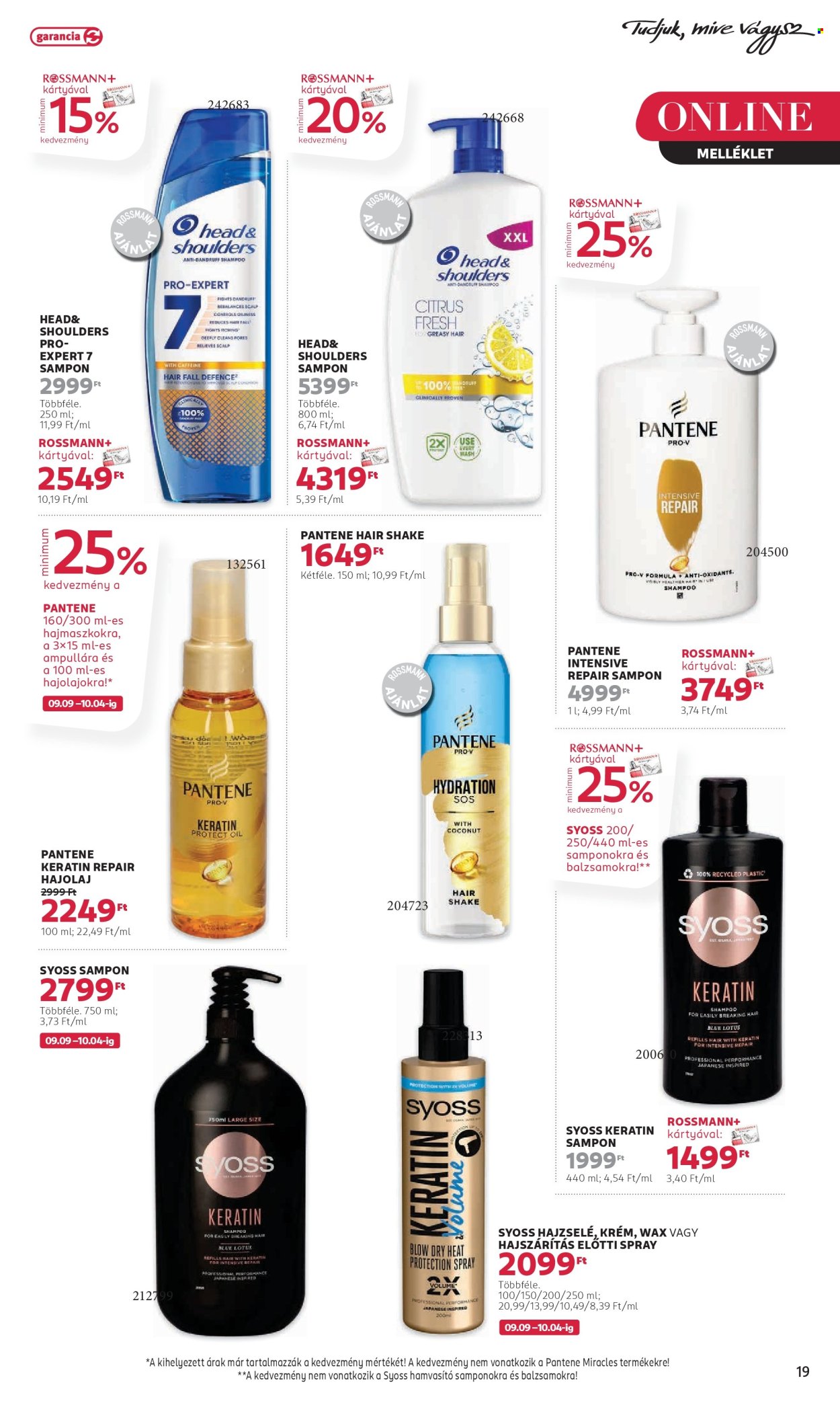 Rossmann akciós újságok - 2024.09.23 - 2024.10.04. Oldal 21