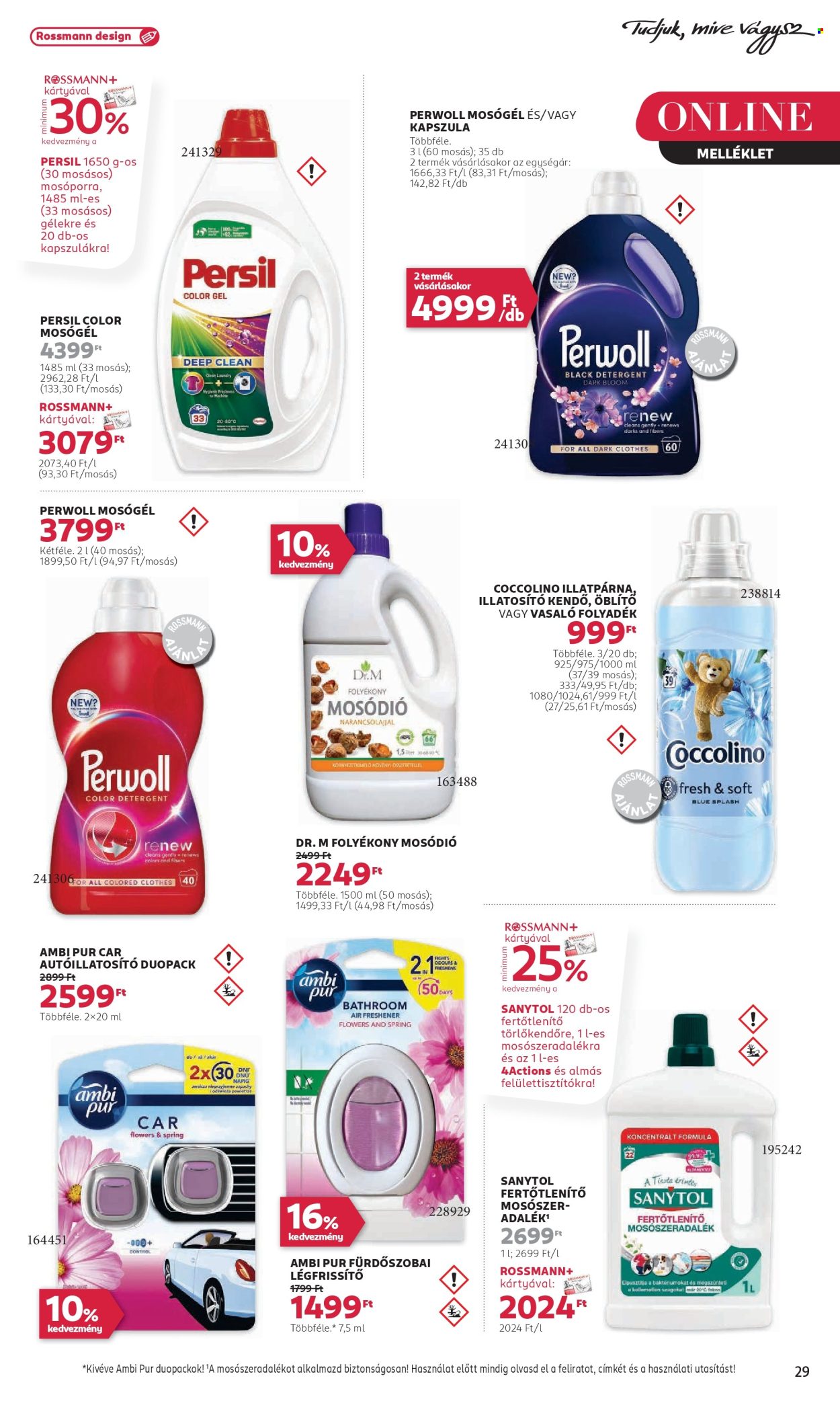 Rossmann akciós újságok - 2024.09.23 - 2024.10.04. Oldal 31