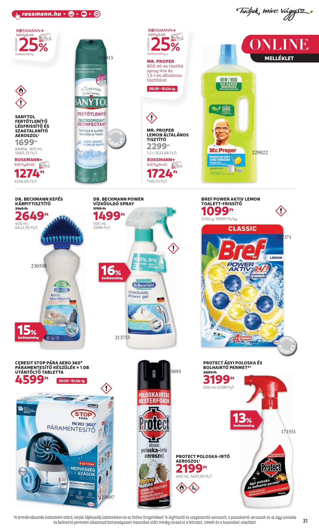 Rossmann akciós újságok - 2024.09.23 - 2024.10.04. Oldal 33