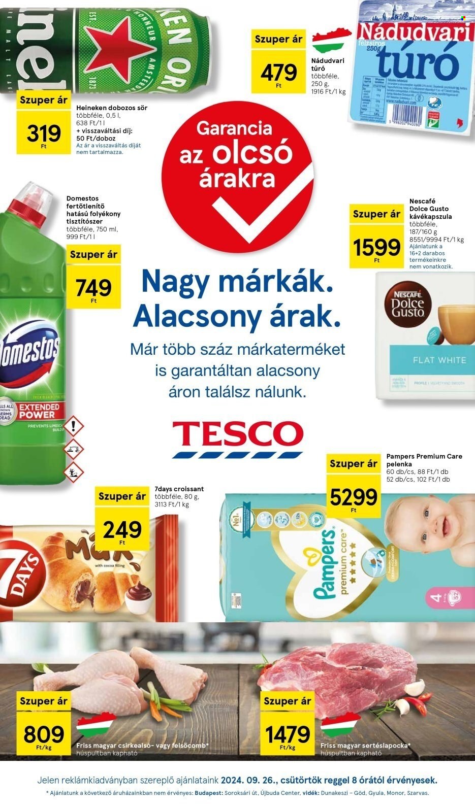 TESCO akciós újságok - 2024.09.26 - 2024.10.02. Oldal 1