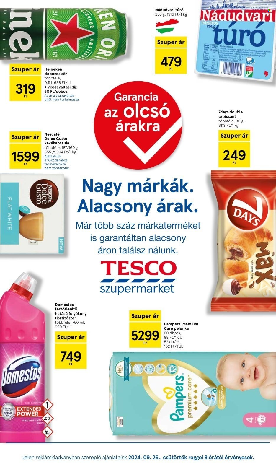 TESCO akciós újságok - 2024.09.26 - 2024.10.02. Oldal 1