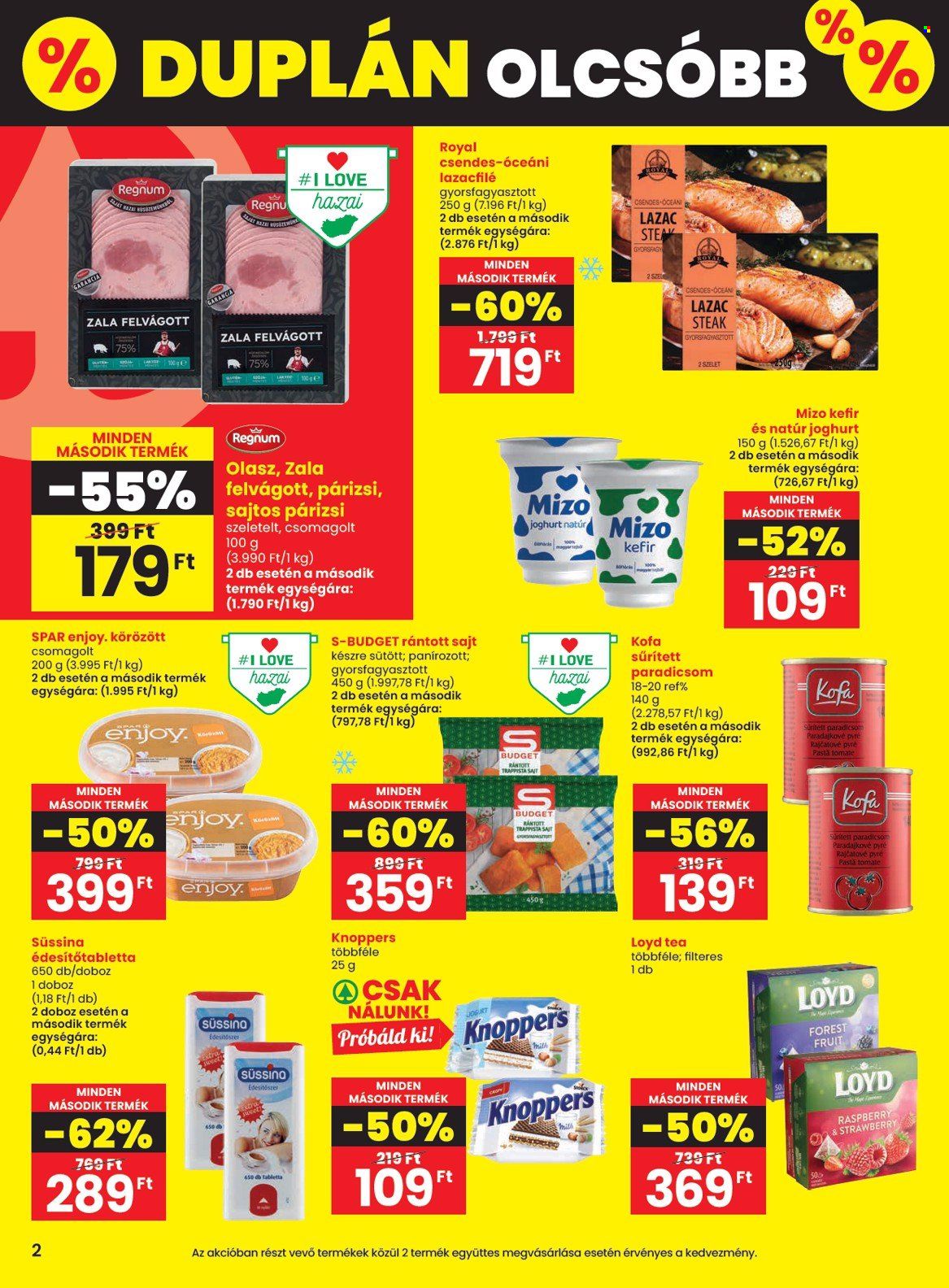 SPAR akciós újságok - 2024.09.26 - 2024.10.02. Oldal 2