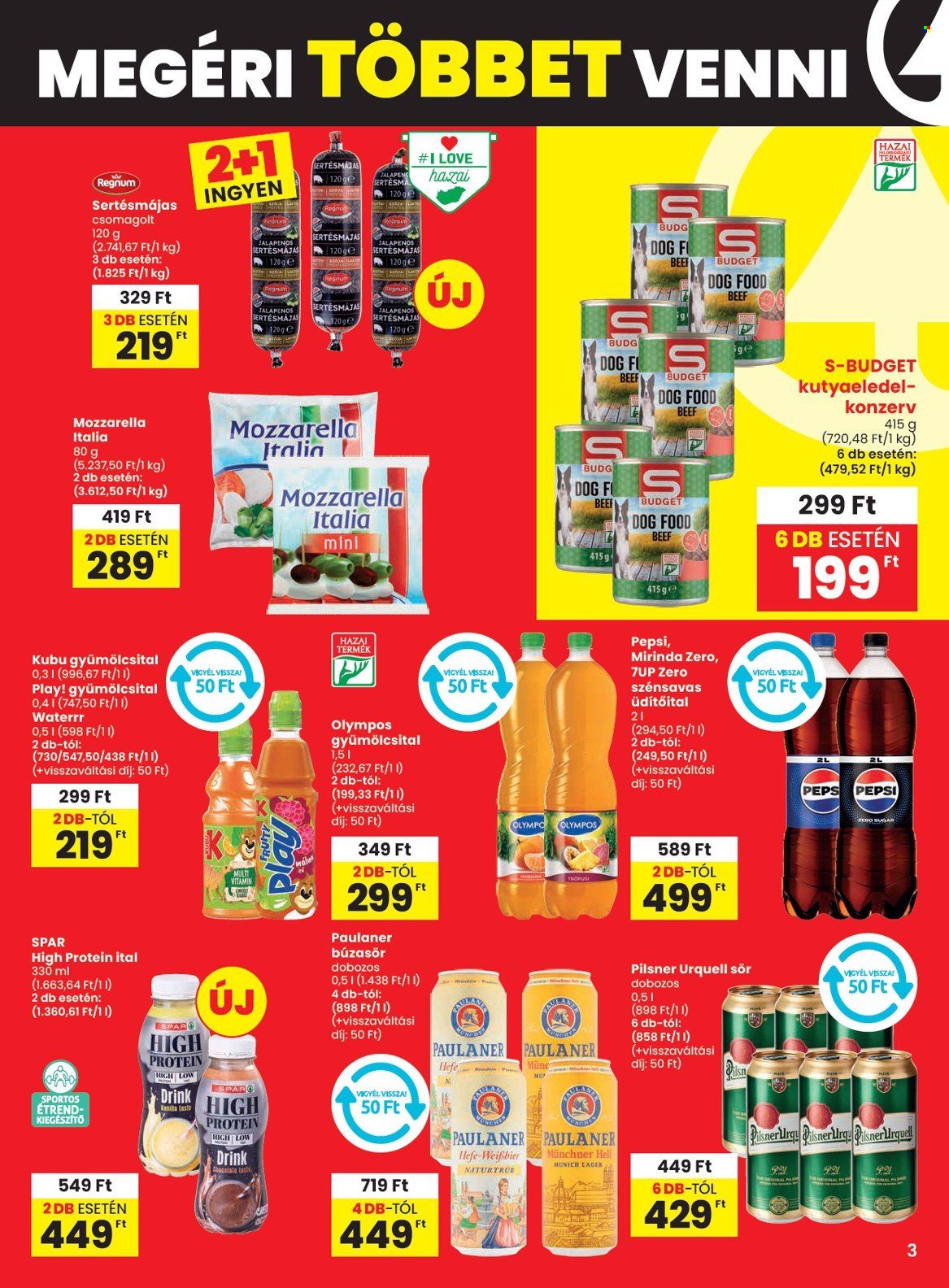 SPAR akciós újságok - 2024.09.26 - 2024.10.02. Oldal 3